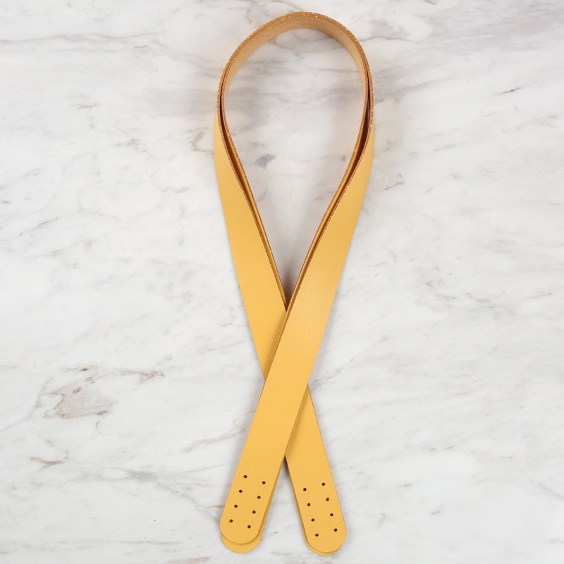 Loren Crafts Leather Bag Handle 2 Pcs – Yellow
