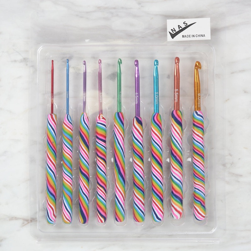 Nas Patterned Wool Crochet Set2 – 9 Pieces