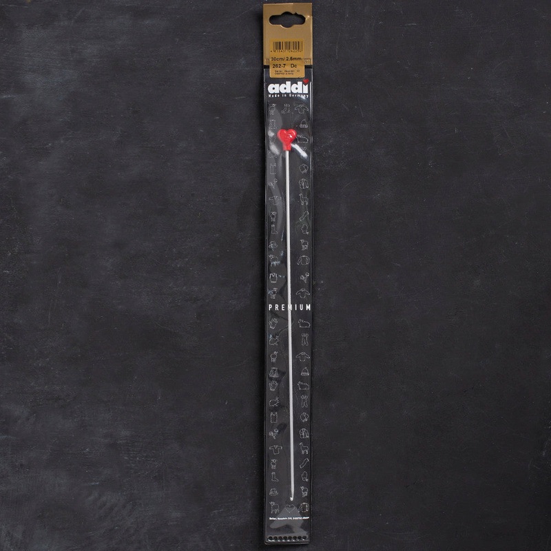 Addi 2.5mm 30cm Aluminium Tunesian Crochet Hook – 262-7/30/2.5