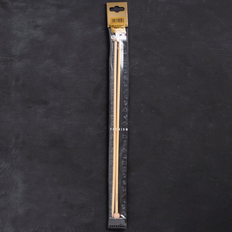 Addi 5 mm 35cm Bamboo Jacket Knitting Needles – 500-7/35/5