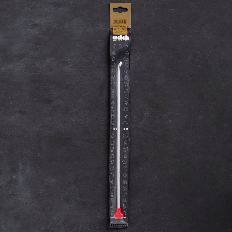 Addi 5mm 30cm Aluminium Tunesian Crochet Hook – 262-7