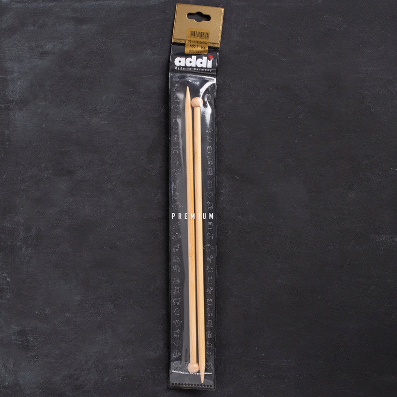 Addi 8mm 35cm Bamboo Jacket Knitting Needles – 500-7/35/8