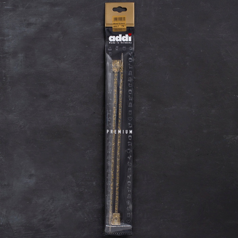 Addi Champagne 6mm 35cm Knitting Needles – 400-7/35/6