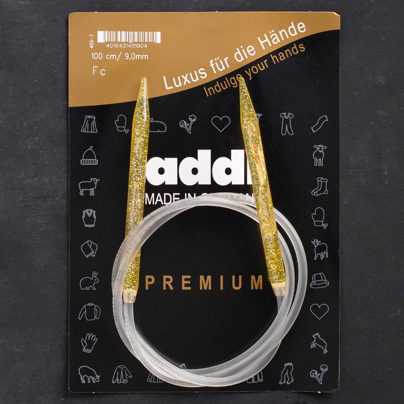 Addi Champagne 9mm 100cm Circular Knitting Needles – 405-7/100/9