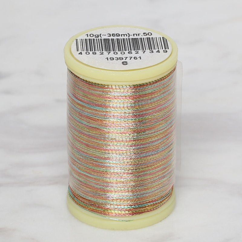 Anchor No:50 10g Metallic Machine Embroidery Thread, Brown –  4565050 – 0006