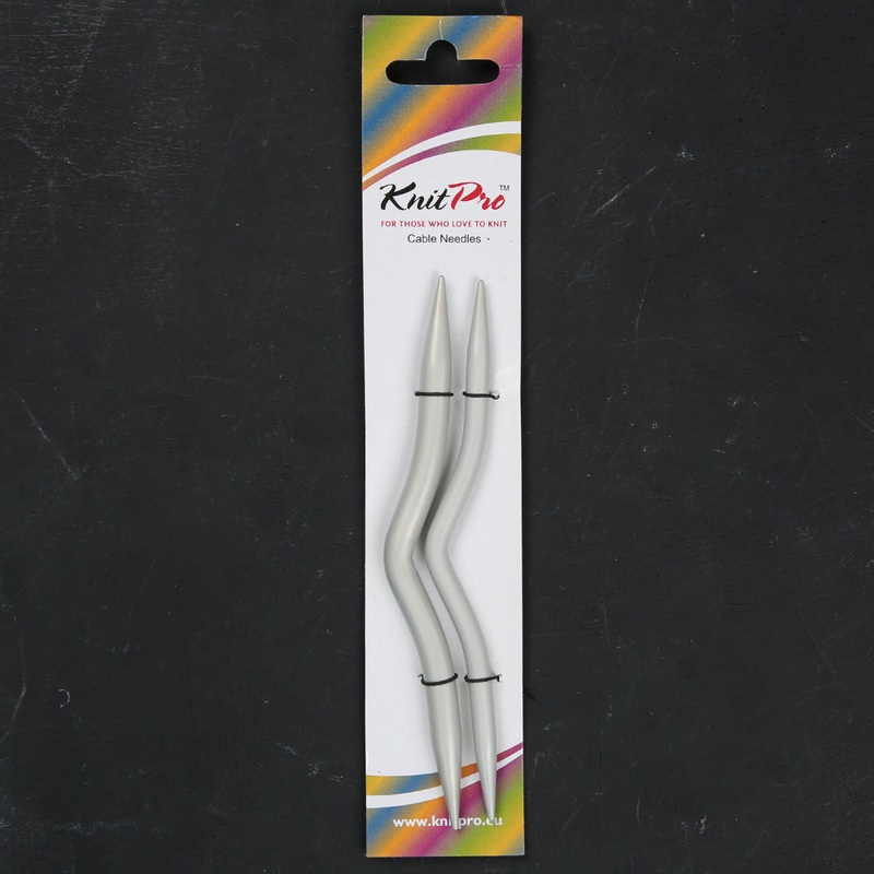 KnitPro 6mm and 8mm Aluminium Cable Needles – 45503