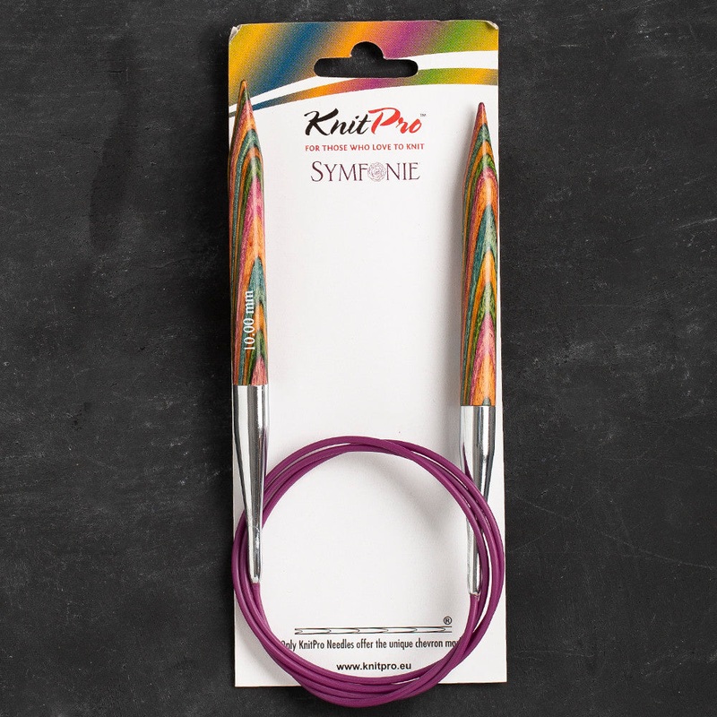 KnitPro Symfonie 10mm 100cm Fixed Circular Needle – 21361