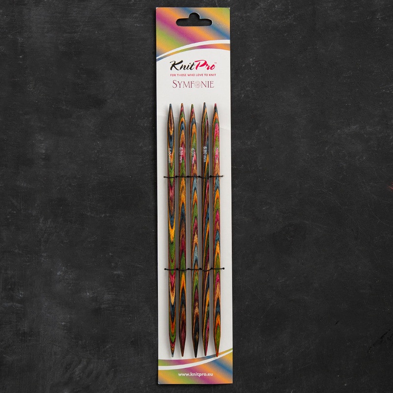 KnitPro Symfonie 6mm 20cm Double Pointed Needle Set of 5 – 20113