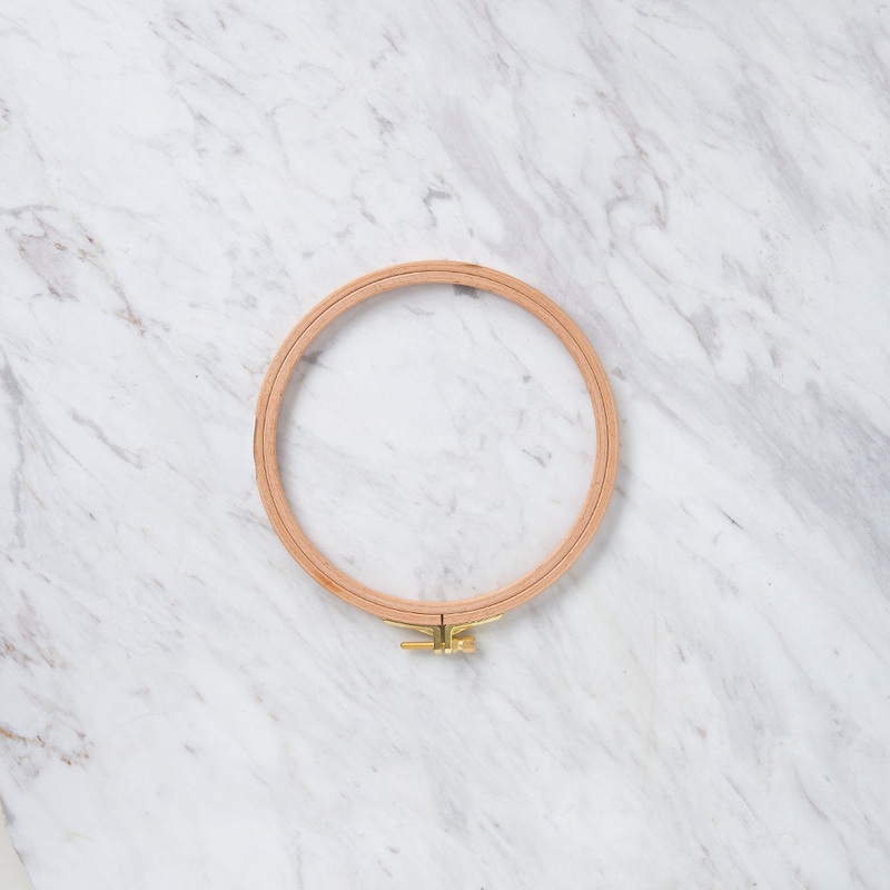 Nurge 8 mm Beech Wood Adjustable Embroidery Hoop – No.3