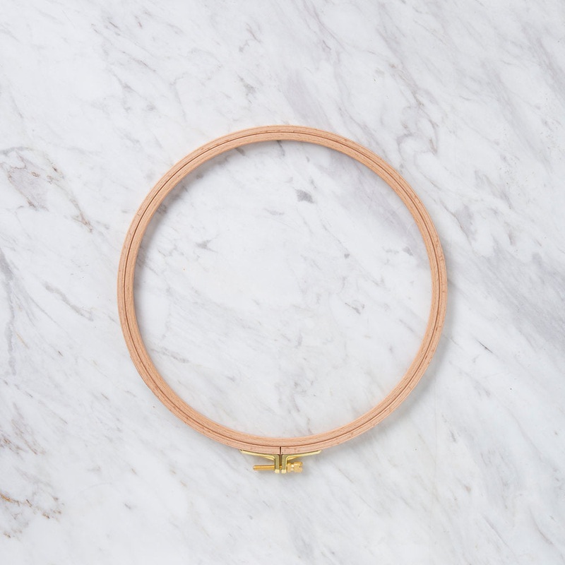 Nurge 8 mm Beech Wood Adjustable Embroidery Hoop – No.5