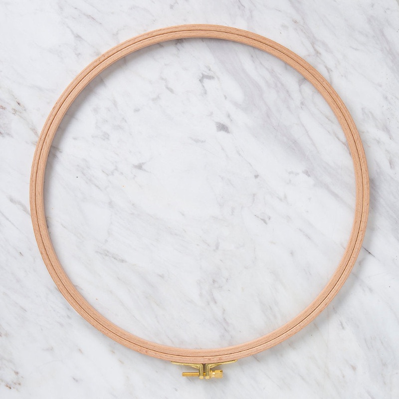 Nurge 8 mm Beech Wood Adjustable Embroidery Hoop – No.7