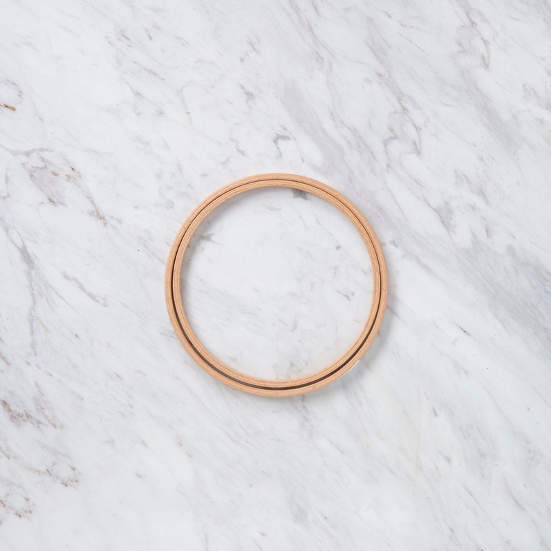 Nurge 8 mm Beech Wood Embroidery Hoop – No.3