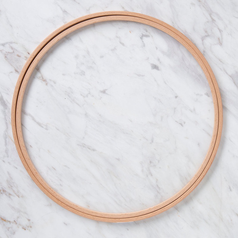 Nurge 8 mm Beech Wood Embroidery Hoop – No.7