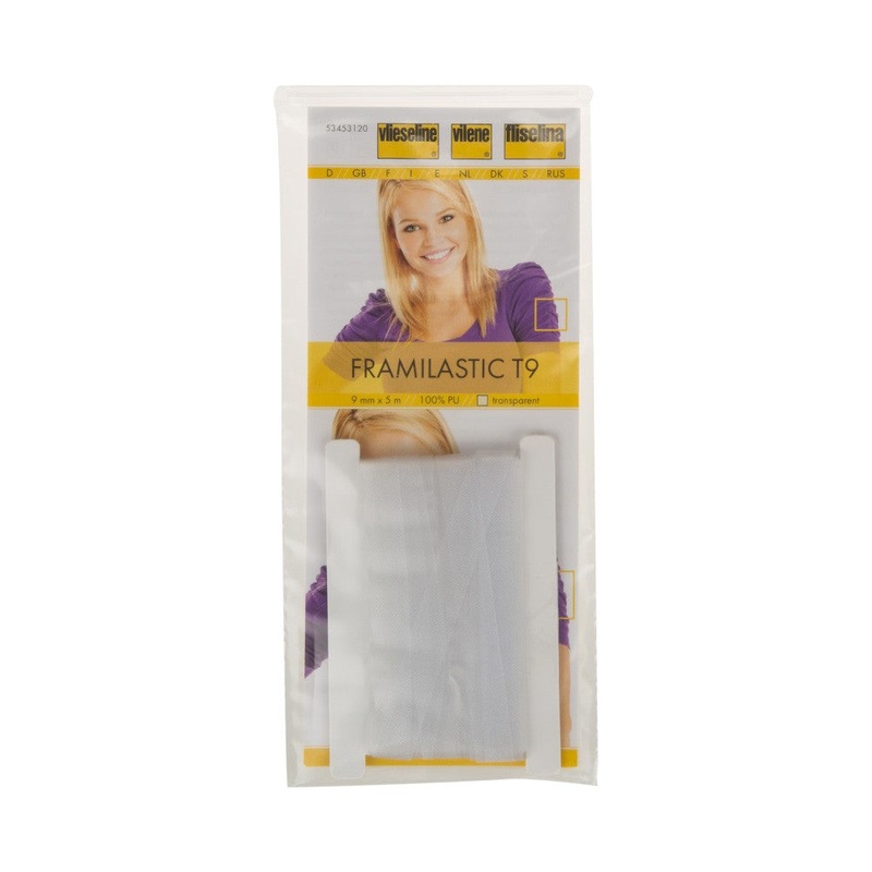 Vliseline 9mm Framilastic for Ruffles and Ripples, 5m Transparent – T7