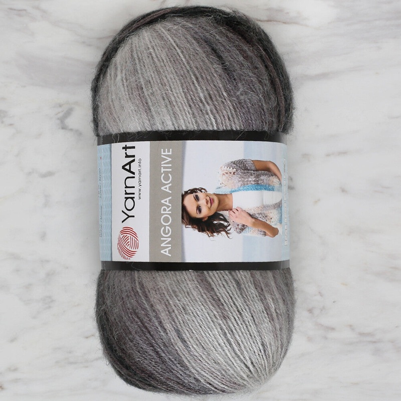 YarnArt Angora Active Knitting Yarn, Variegated – 840