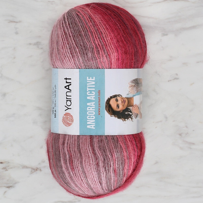YarnArt Angora Active Knitting Yarn, Variegated – 841