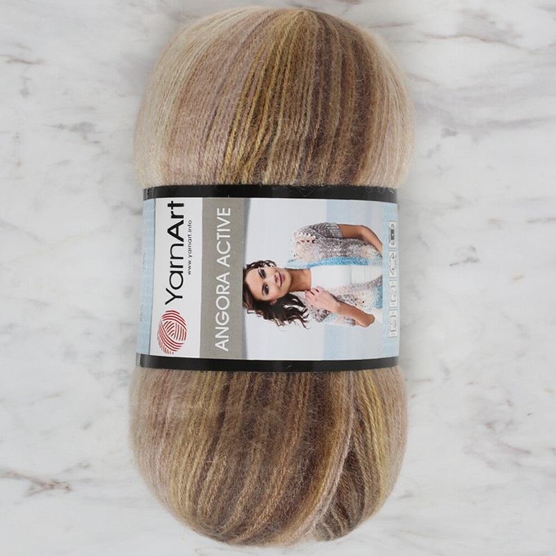 YarnArt Angora Active Knitting Yarn, Variegated – 843
