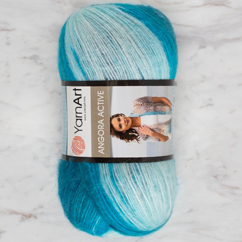 YarnArt Angora Active Knitting Yarn, Variegated – 845