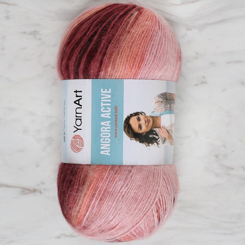 YarnArt Angora Active Knitting Yarn, Variegated – 846