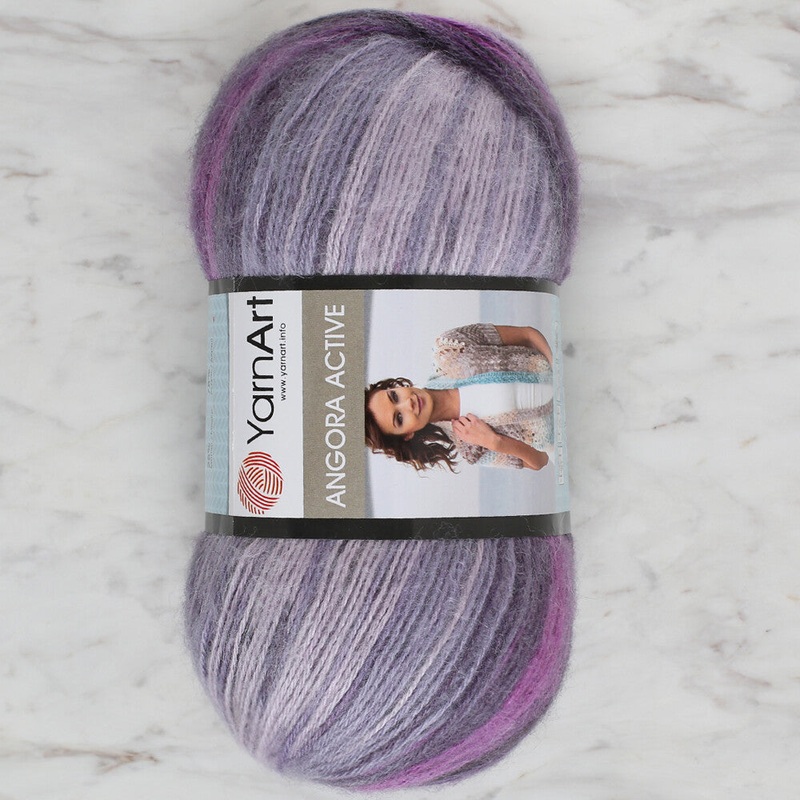 YarnArt Angora Active Knitting Yarn, Variegated – 847