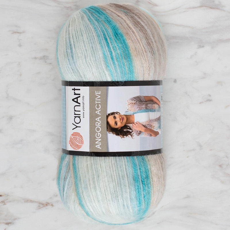 YarnArt Angora Active Knitting Yarn, Variegated – 852