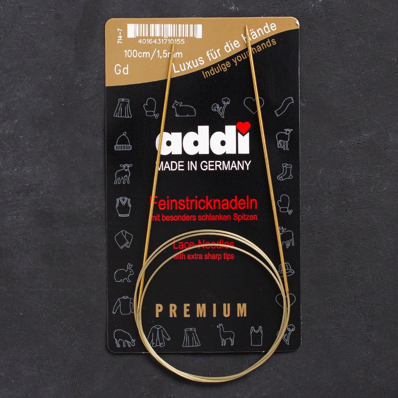 Addi 1.5mm 100cm Lace Knitting Needle – 714-7/100/1.5