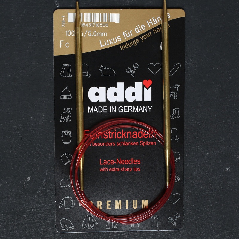 Addi 5mm 100cm Circular Lace Knitting Needles – 755-7/100/5