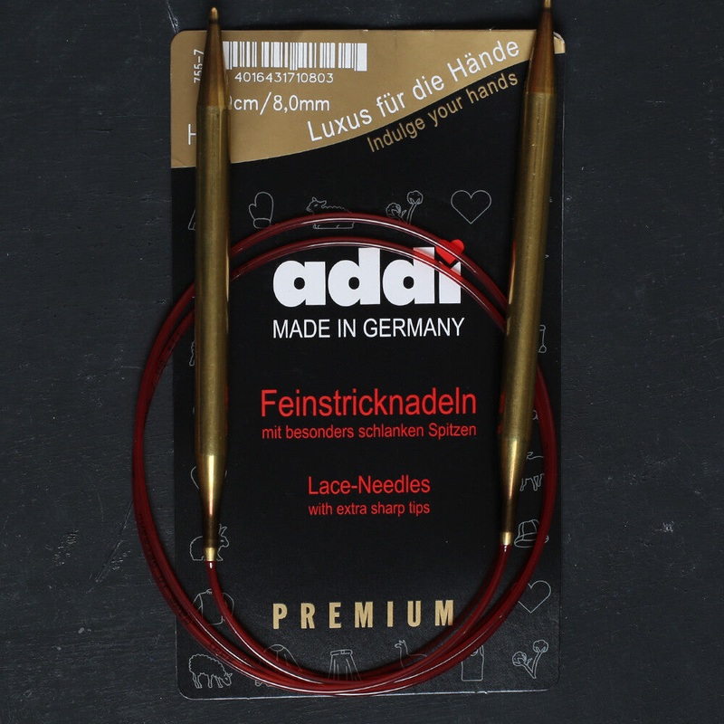 Addi 8mm 100cm Circular Lace Knitting Needles – 755-7/100/8