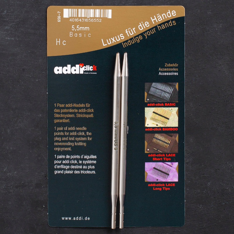 Addi Click 5.5mm Accessory Basic Tips – 656-7/5.5