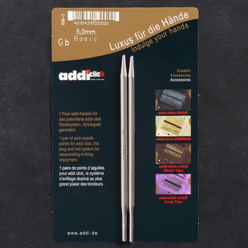 Addi Click 5mm Accessory Basic Tips – 656-7/5