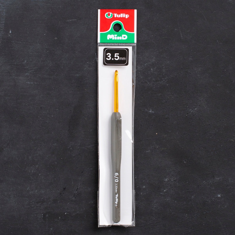 Tulip Etimo 3.5 mm Crochet Hook with Soft Handle – Brown – T15-600e