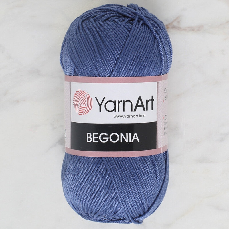 YarnArt Begonia 50gr Knitting Yarn, Blue – 0154
