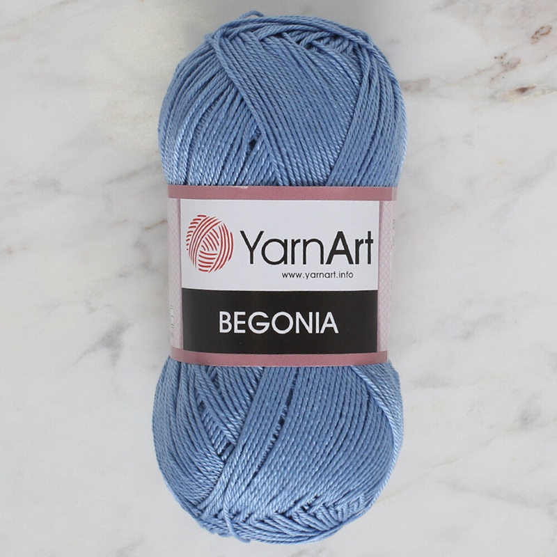 YarnArt Begonia 50gr Knitting Yarn, Blue – 5351