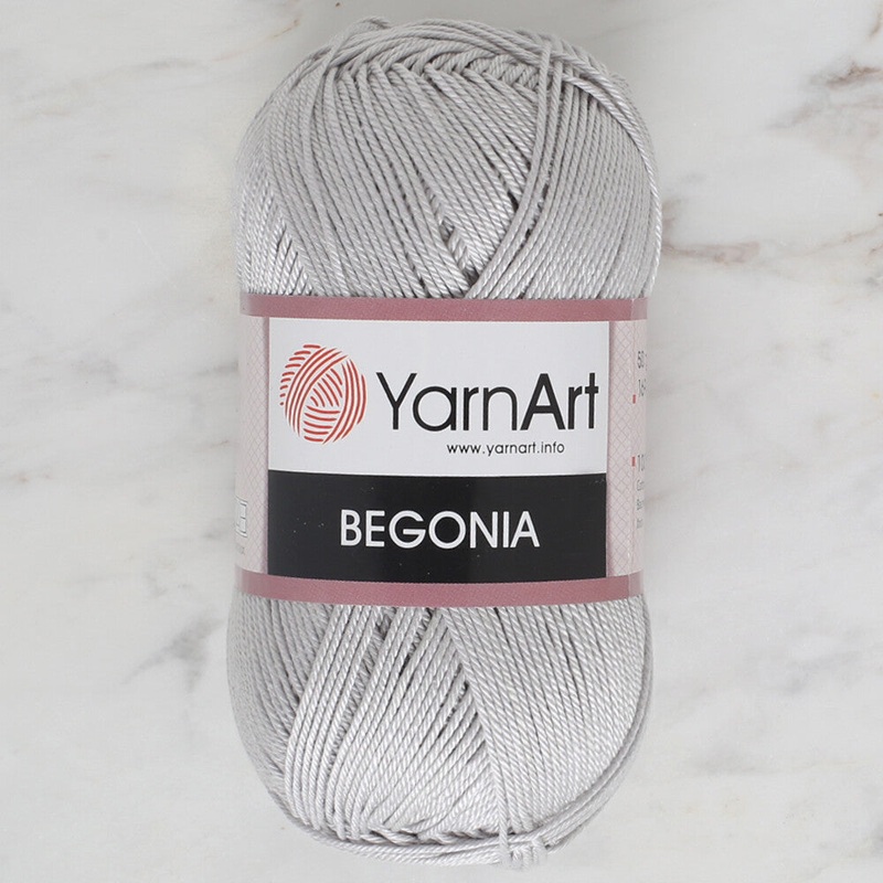 YarnArt Begonia 50gr Knitting Yarn, Grey – 4920
