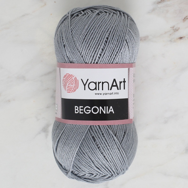 YarnArt Begonia 50gr Knitting Yarn, Grey – 5326