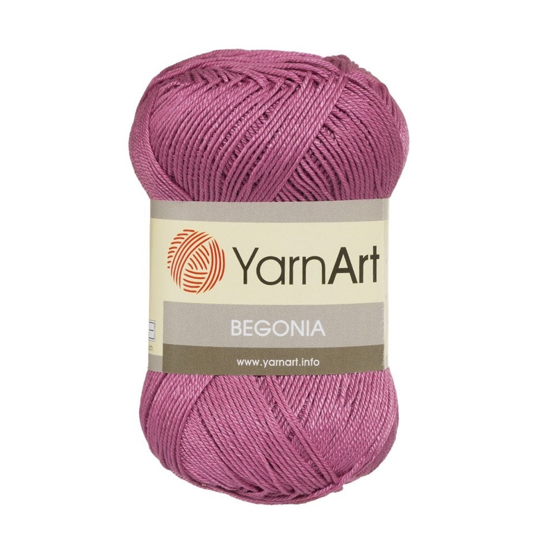 YarnArt Begonia 50gr Knitting Yarn, Pink – 0075