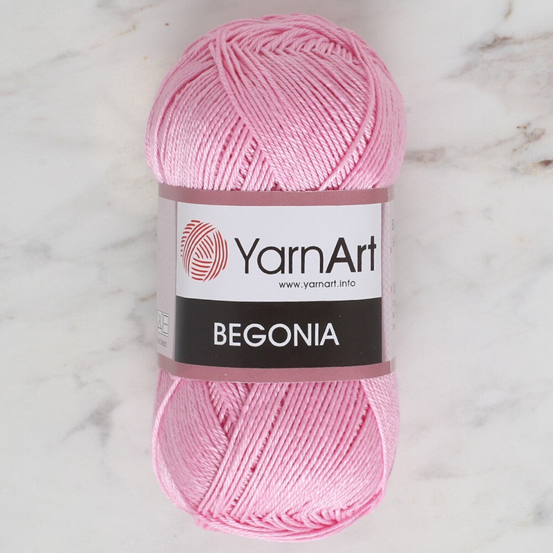 YarnArt Begonia 50gr Knitting Yarn, Pink – 0319