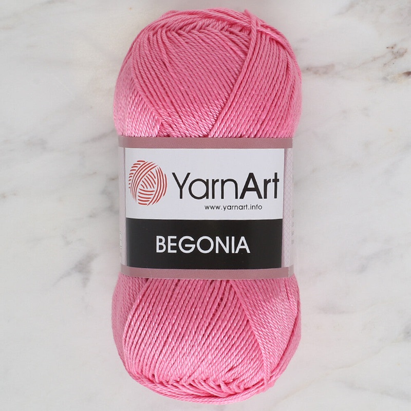 YarnArt Begonia 50gr Knitting Yarn, Pink – 5001