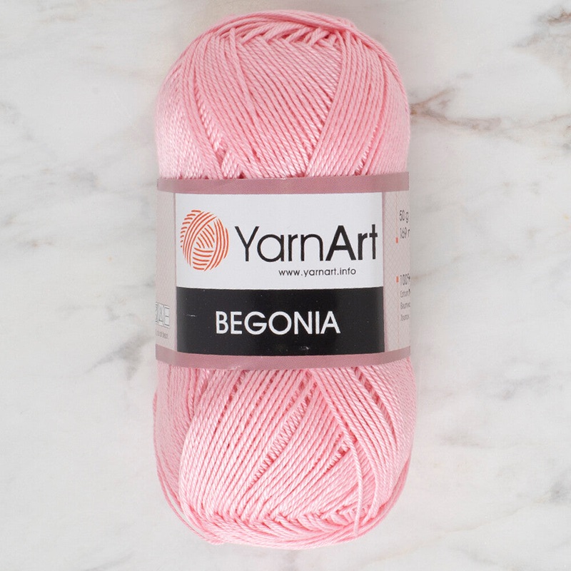 YarnArt Begonia 50gr Knitting Yarn, Pink – 6313