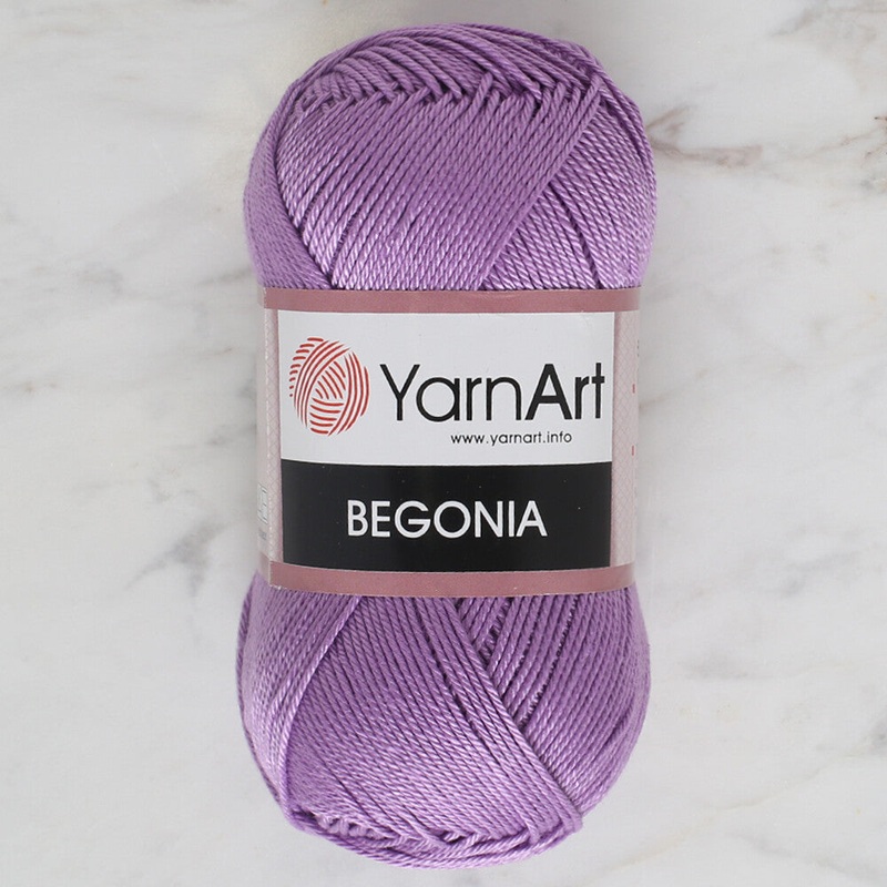 YarnArt Begonia 50gr Knitting Yarn, Purple – 6309