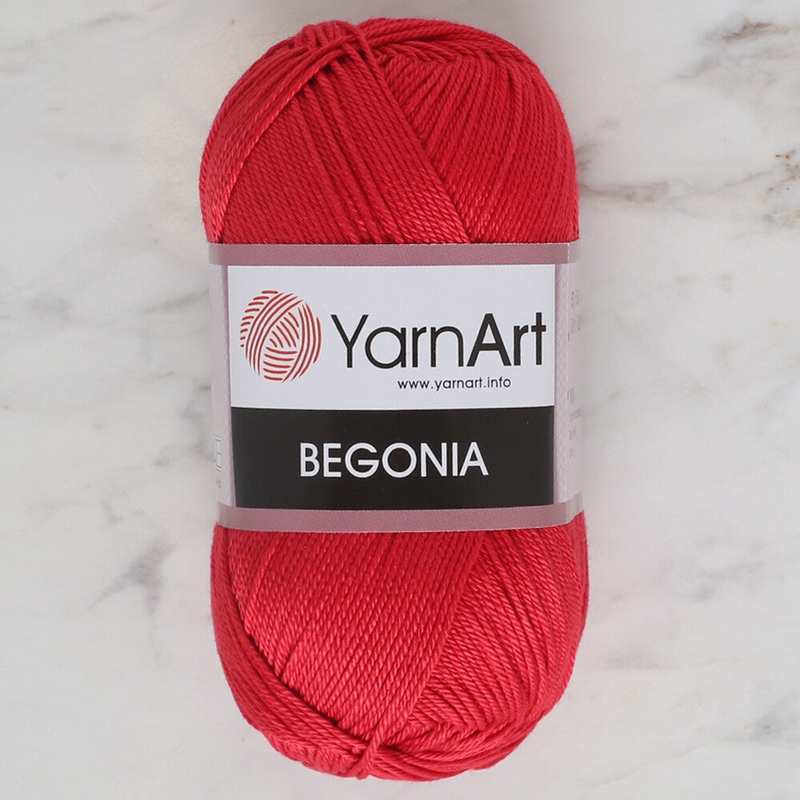 YarnArt Begonia 50gr Knitting Yarn, Red – 6328