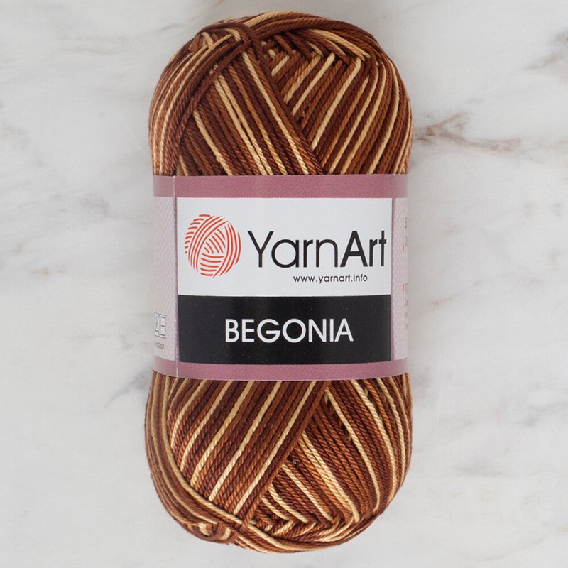 YarnArt Begonia Melange 50gr Knitting Yarn, Variegated – 0017