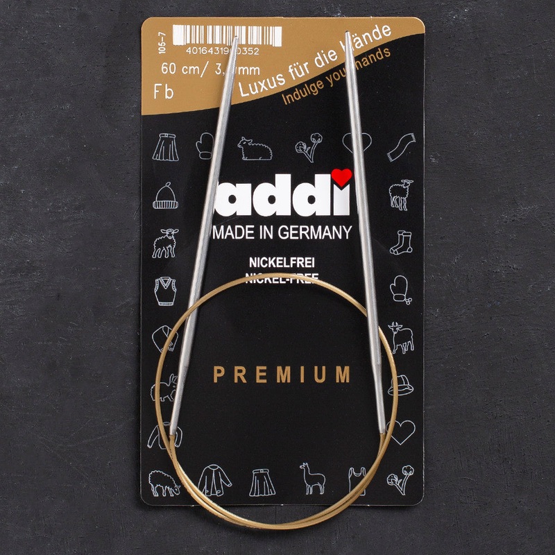 Addi 3.5mm 60cm Circular Knitting Needles – 105-7