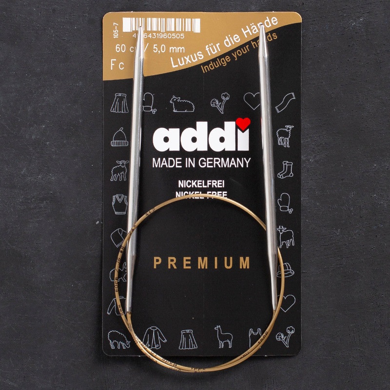 Addi 5mm 60cm Circular Knitting Needles – 105-7