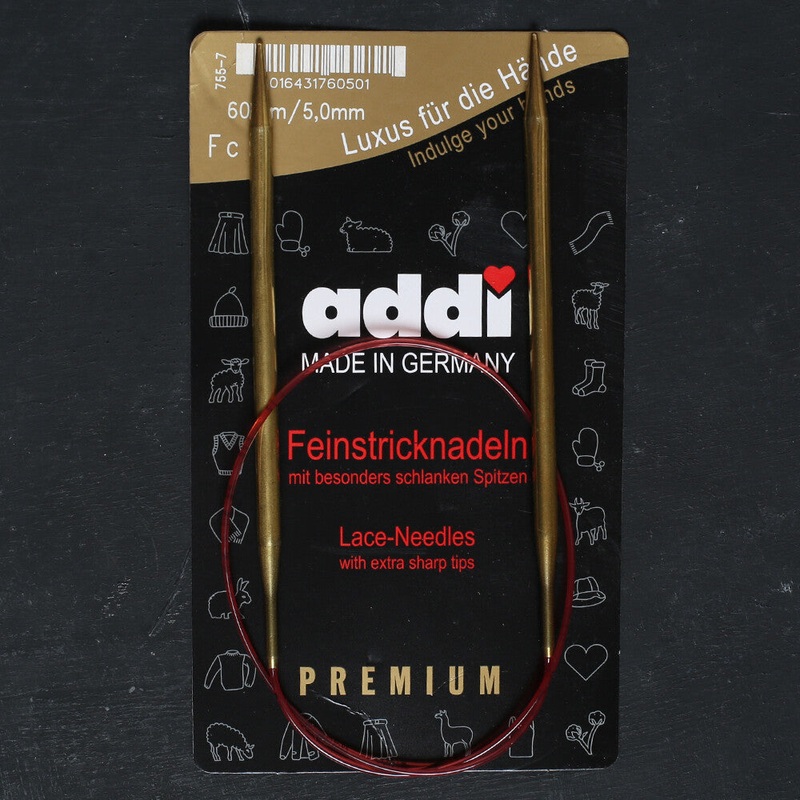 Addi 5mm 60cm Lace Circular Knitting Needles – 755-7