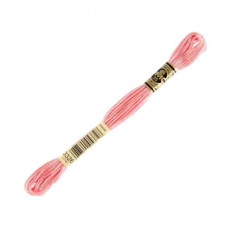 DMC Mouline Special 8 m Embroidery Thread, Pink-3326