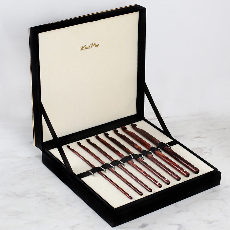 KnitPro Symfonie Rose Wood Crochet Hook Set – 20736