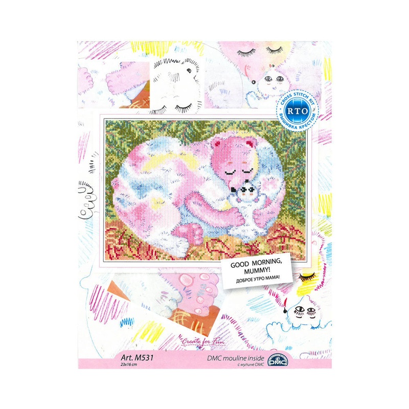 RTO Baltic 23 x 16 cm Cross Stitch Kit, Good Morning Mommy – M531