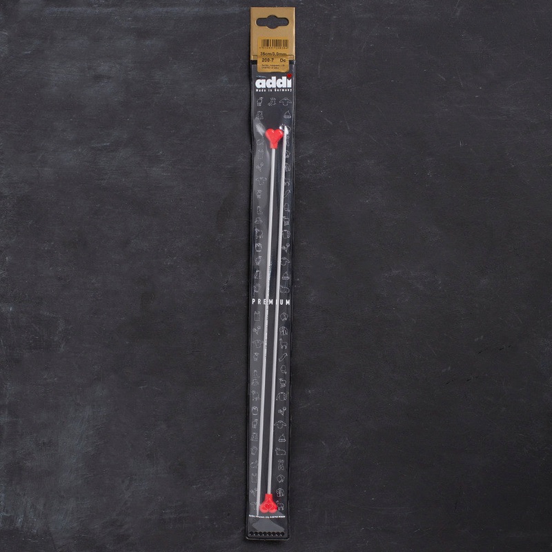 Addi 3 mm 35 cm Jacket Knitting Needles, Aluminium – 200-7/35/3