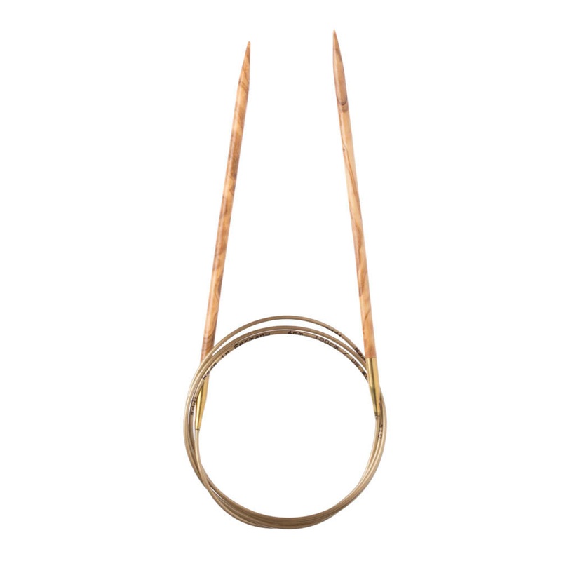 Addi Olive Wood 3.5mm 100cm Circular Knitting Needles – 575-7
